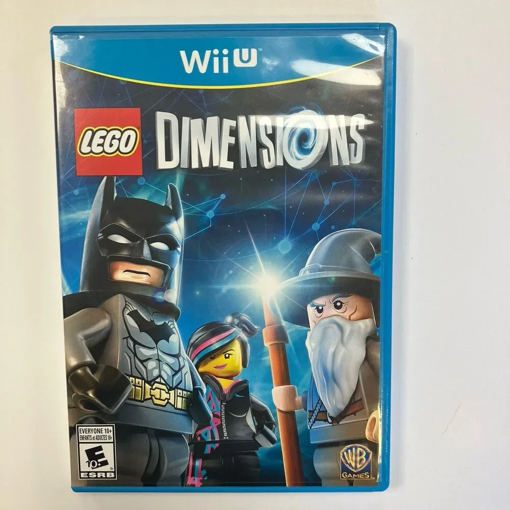 Lego Dimensions Nintendo Wii U 2015 Clean Disc